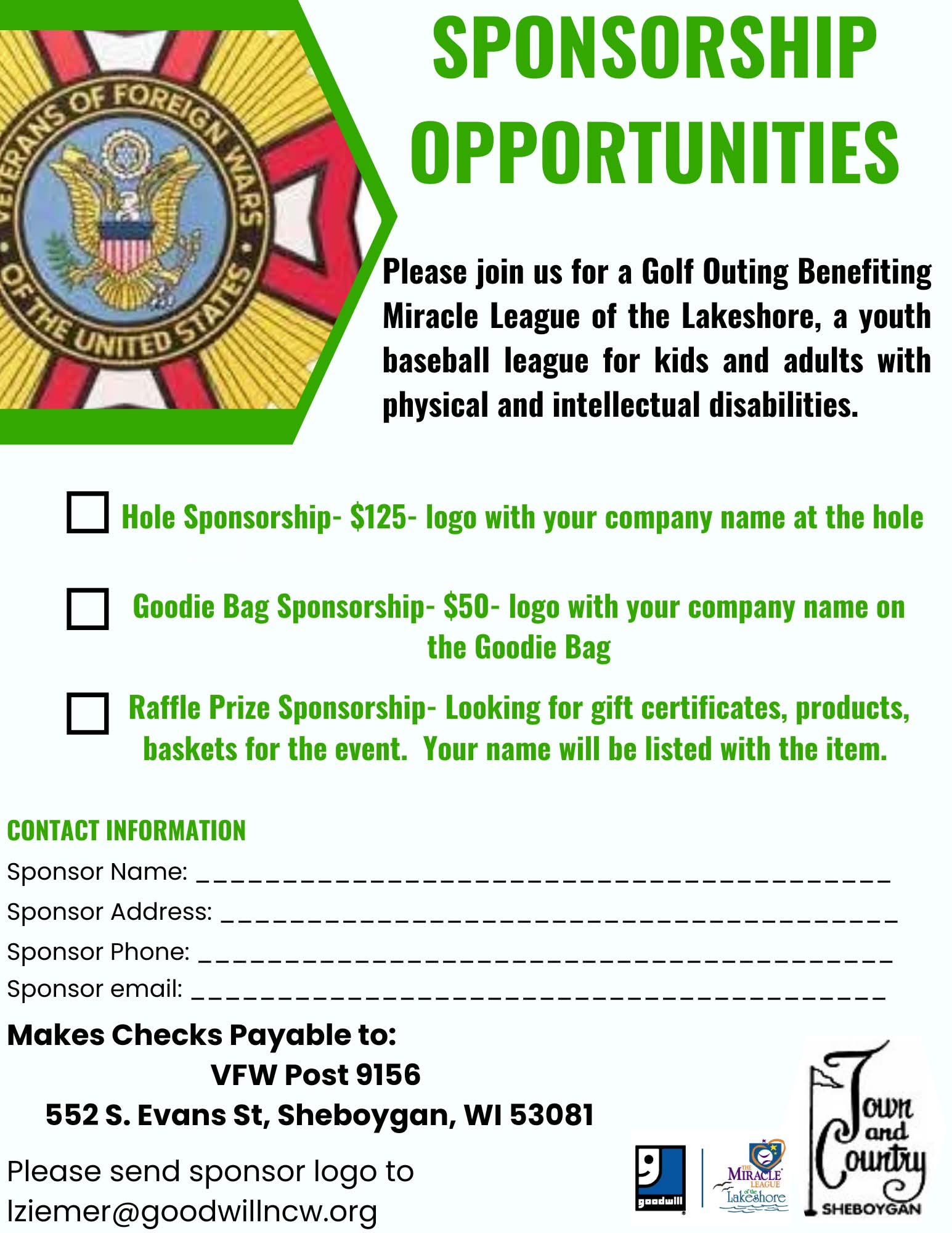 Sponsorship Opportunities